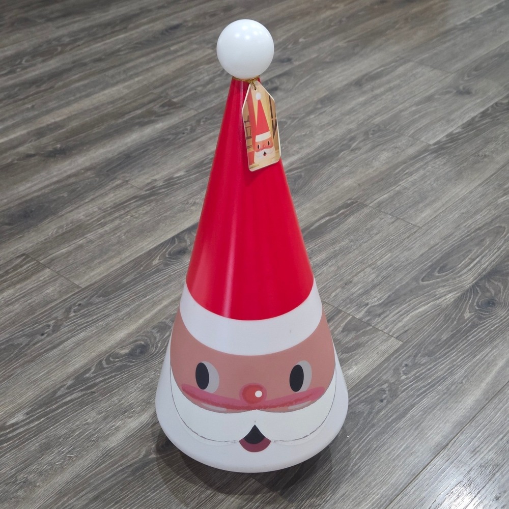 Mr. Christmas 24" Retro Santa Tree Blow Mold Lighted Christmas Decor NEW - Picture 8 of 15